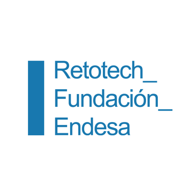 Logotipo de RetoTech Fundación Endesa, programa educativo de robótica e innovación tecnológica.