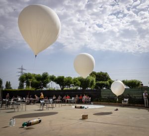 Globos sonda del proyecto de ciencia ciudadana Servet